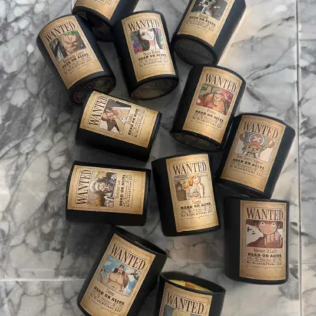 One Piece Wanted Character Candles
